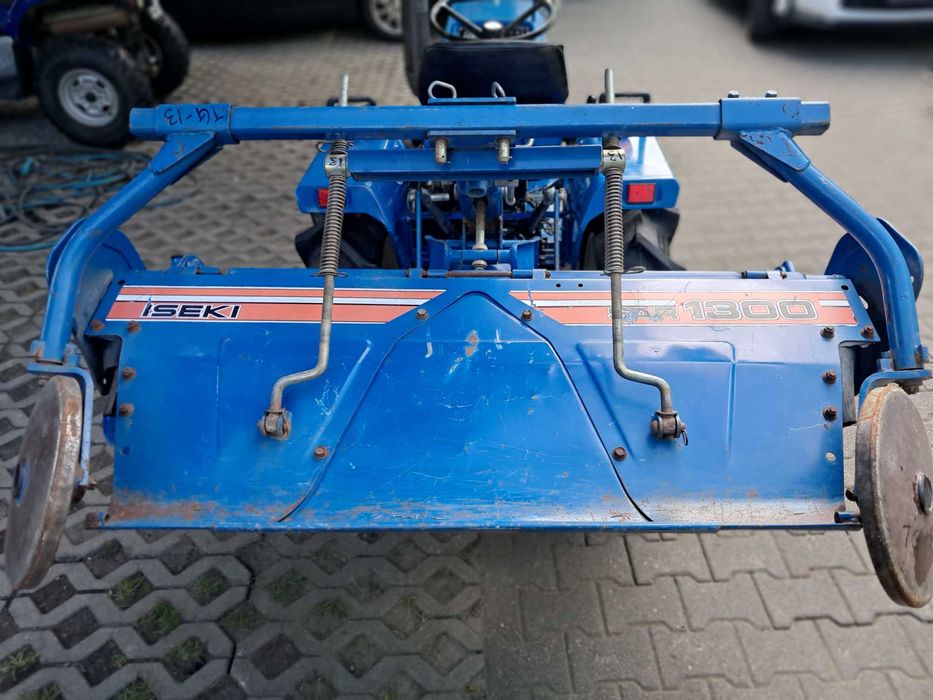 traktorek ISEKI TU 1600 z glebogryzarką, zadbany