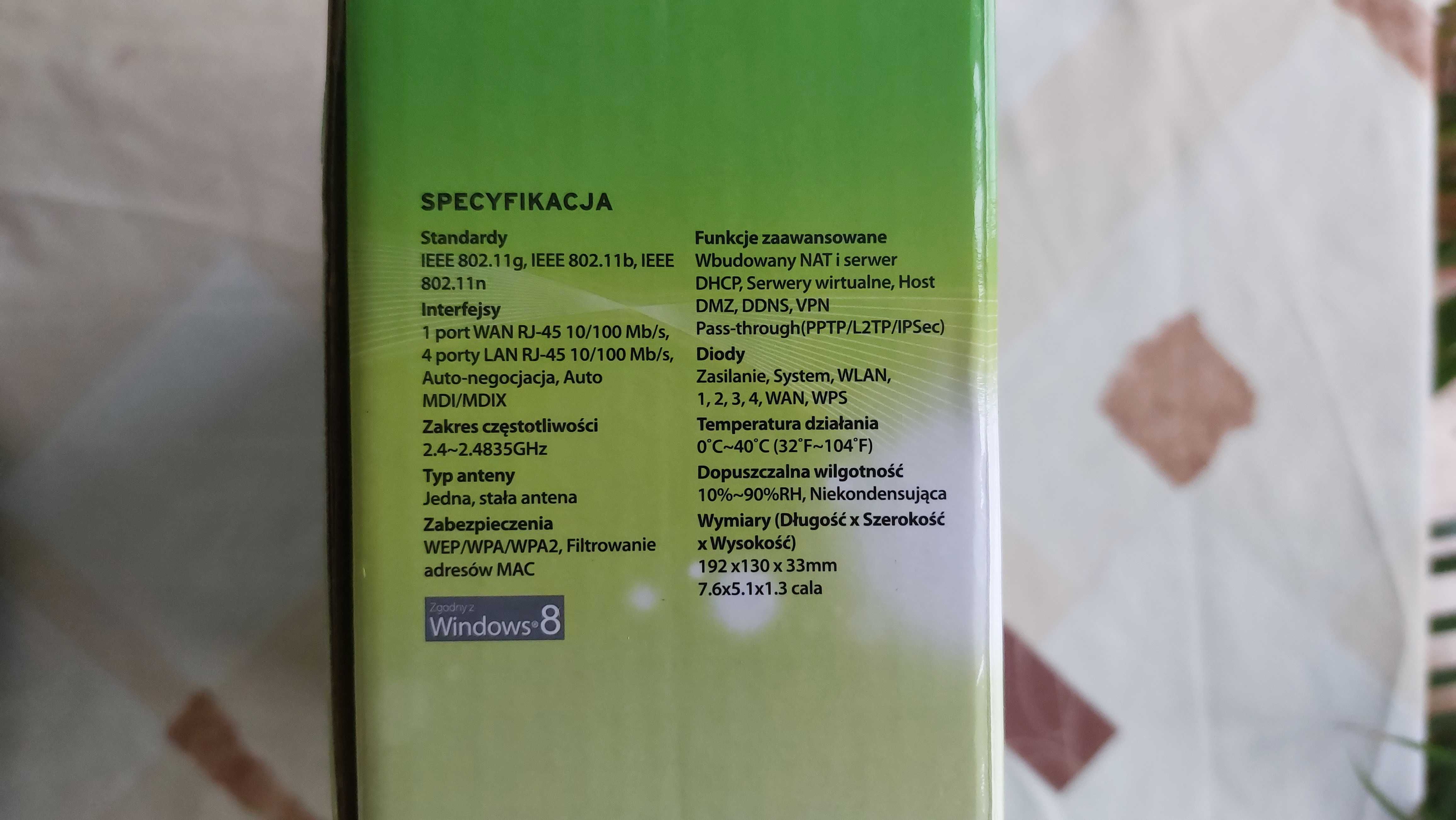 Router bezprzewodowy tp link tl-wr740n