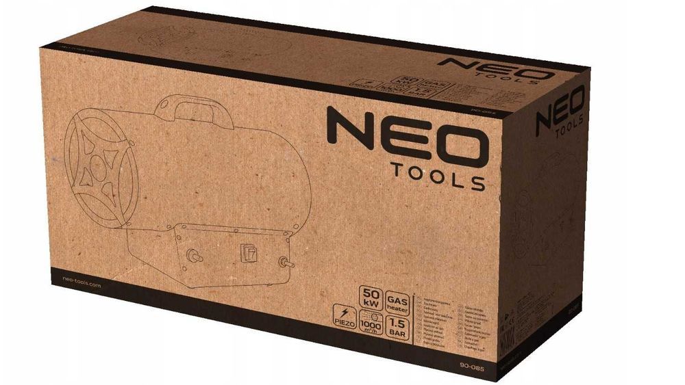 Обігрівач гармата газова 50 кВт Neo Tools пушка газовая обогриватель