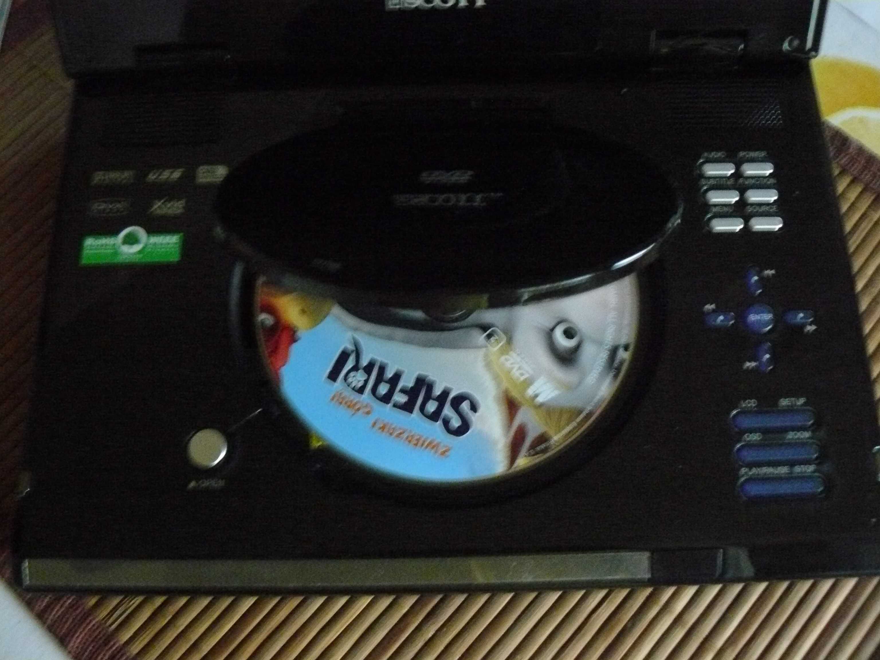 Odtwarzacz z ekranem dvd SCOTT  9 cali z usb , zasilanie 230/12 wolt