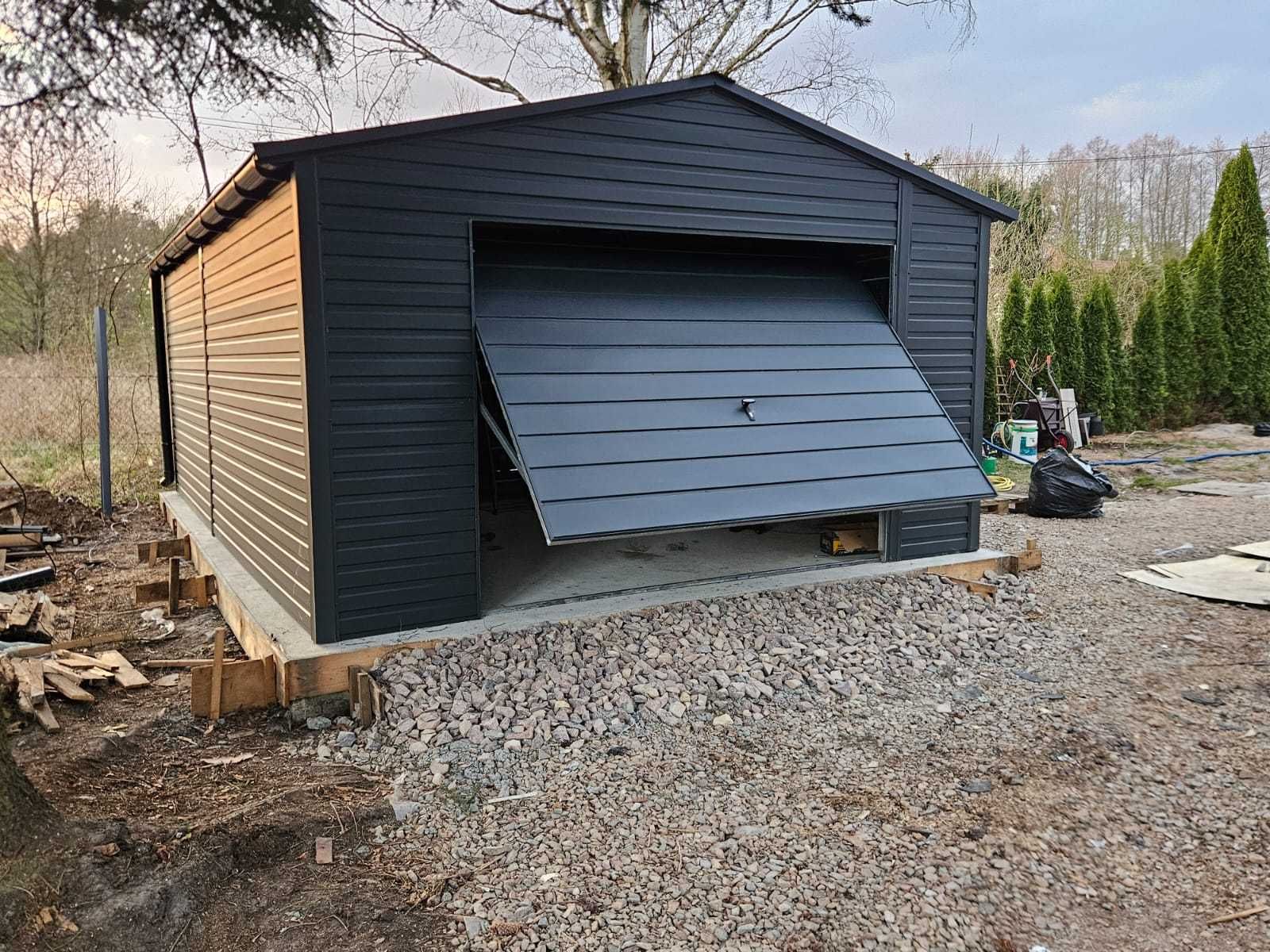 Garaż blaszany 6x5 Blaszak Hala Wiata Garaże blaszane 7x5 6x8 4x6 Raty