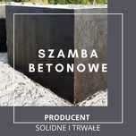 SZAMBO betonowe KANAŁ SAMOCHODOWY 4m szczelny, Zbiorniki eko