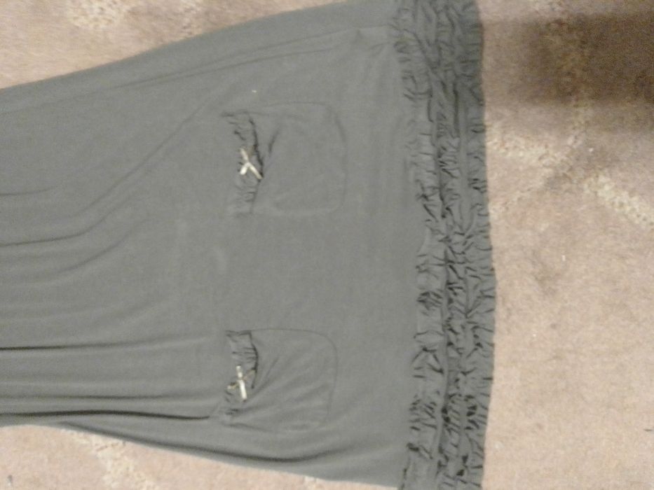 Vestido em malha de meia manga