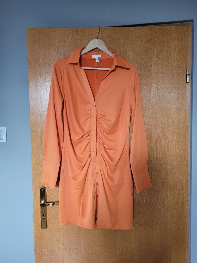 Sukienka pomarańczowa H&M NOWA