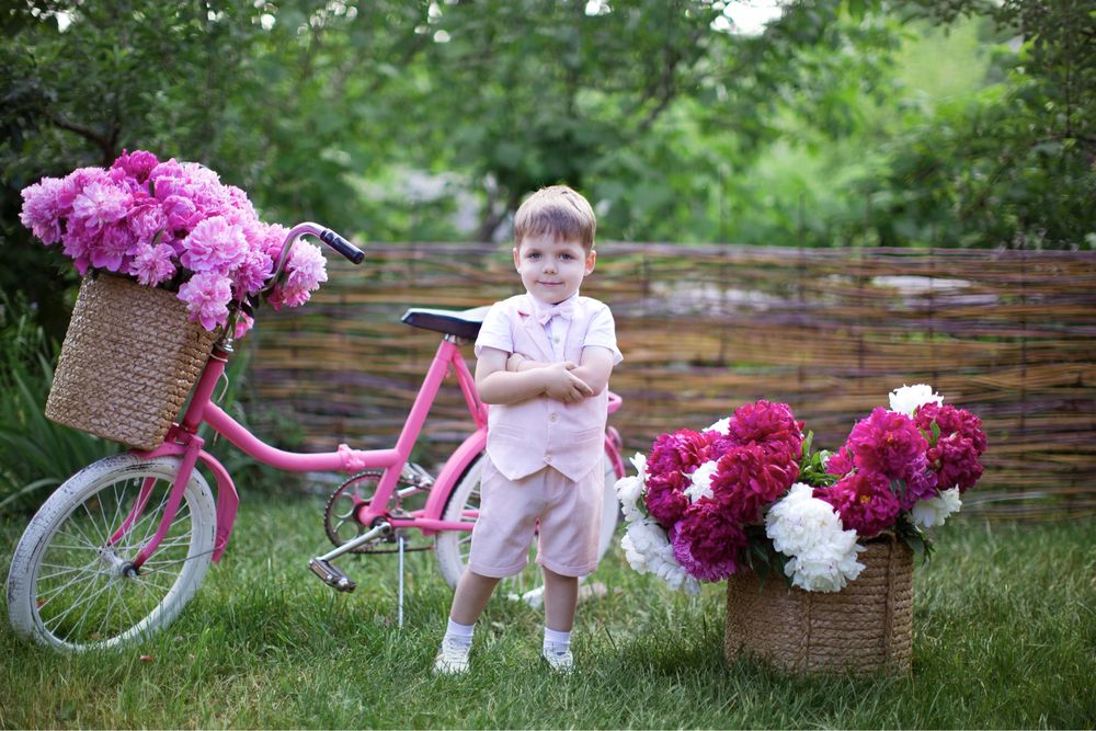 Рожевий костюм на хлопчика 2 3 4 роки