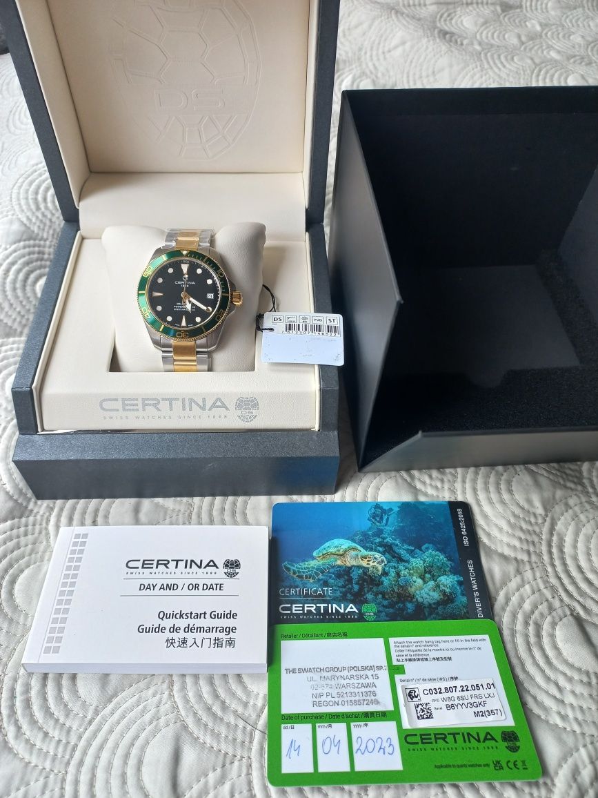 Certina Ds action 38mm diver