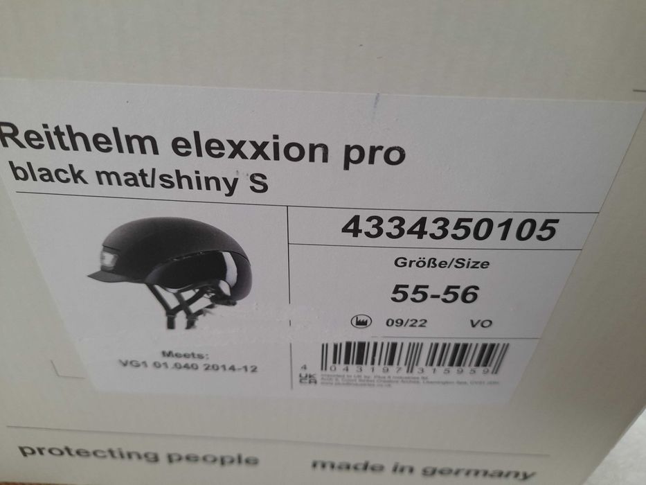 Kask jeździecki Uvex Exxential pro r. S/M 55-56 cm