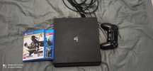 Ps 4 slim 1 TB + 2 гри(Обмін на айфон з доплатою чи хорошу камеру)