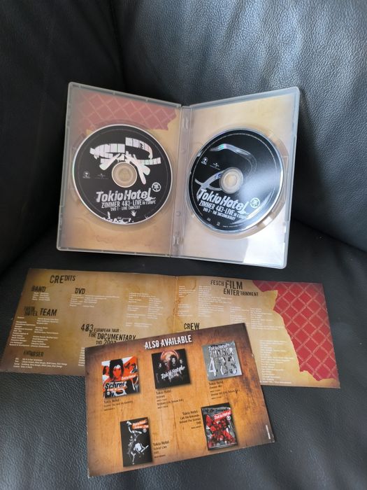 Tokio Hotel Zimmer 483 live in Europe wydanie polskie DVD