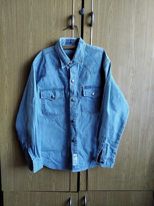 Рубашка джинсовая,мальчуковая.Индонезия