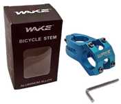 WAKE Mostek Rowerowy Aluminiowy 31,8 / 45 mm / 135g BLUE