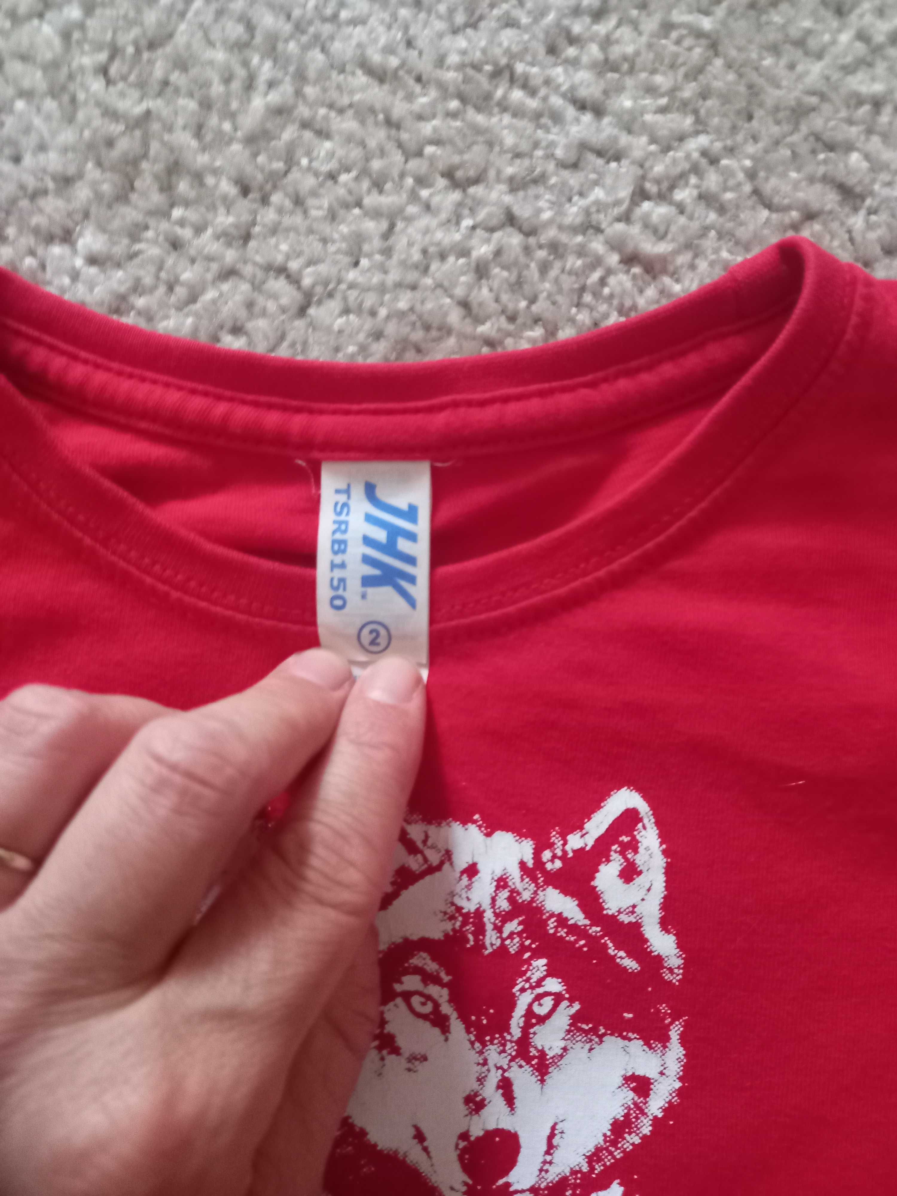 Tshirt, koszulka dla 2-3 latka Bieszczady z wilkiem 92 cm
