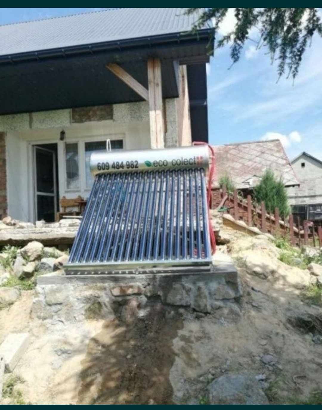 Kolektory słoneczne GRATIS termometr solary podgrzewacze  wody