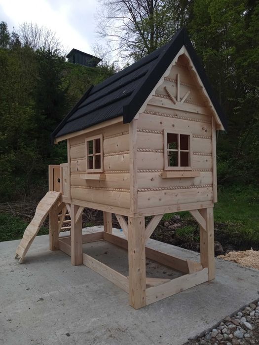 Domek Góralski dla dzieci Dom Drewniany Regionalny Stylowy Solidny