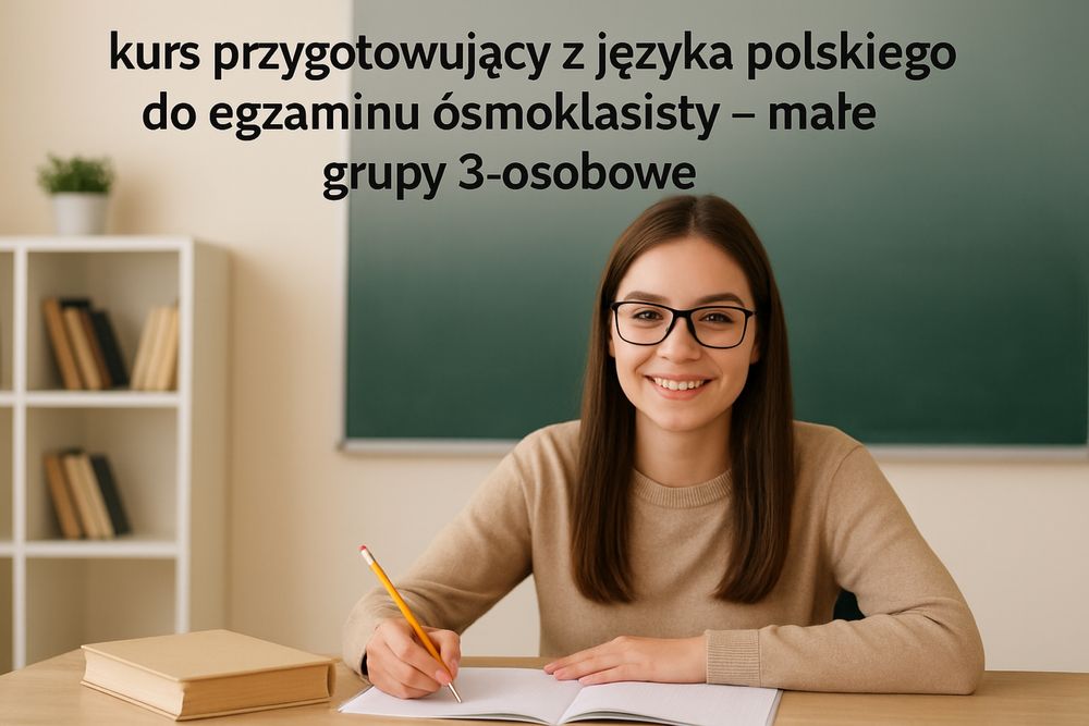Kurs przygotowujący z Języka Polskiego do egzaminu ósmoklasisty