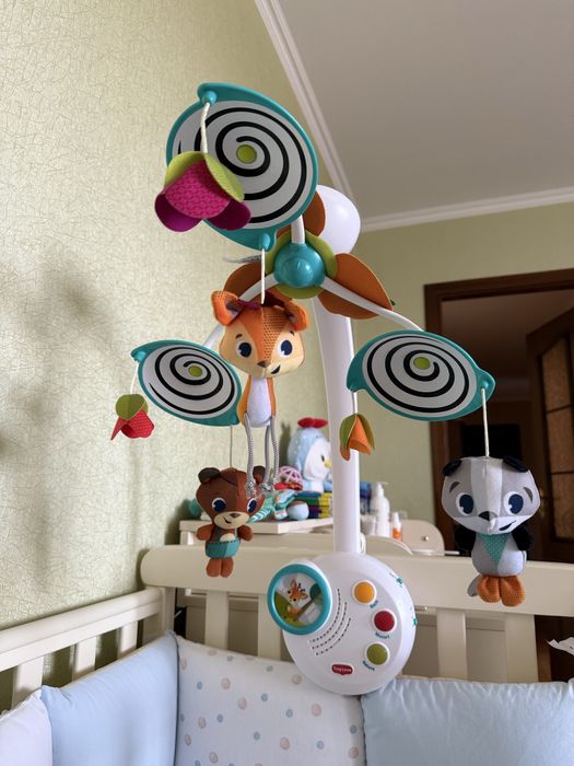 мобіль на ліжечко Tiny Love"Лісові друзі"+реж нічника, муз.бокс