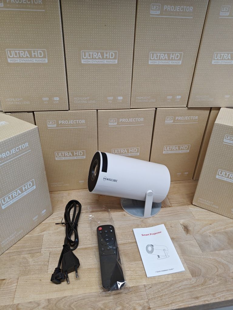 Projetor led 6000 lumens + Android + WiFi 6 + Netflix  + 108