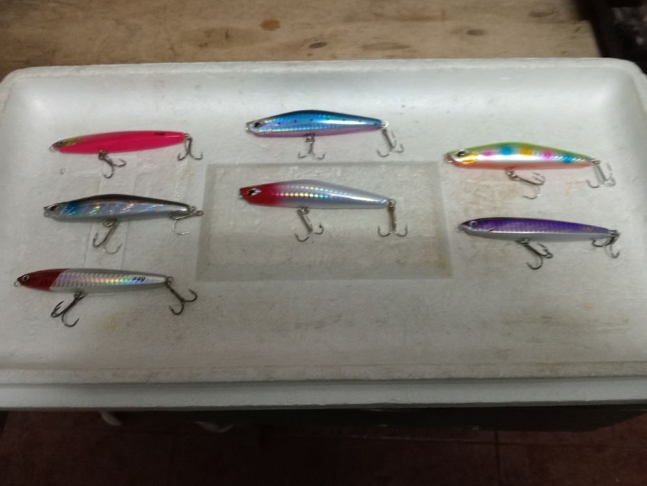 Amostras de pesca spinning