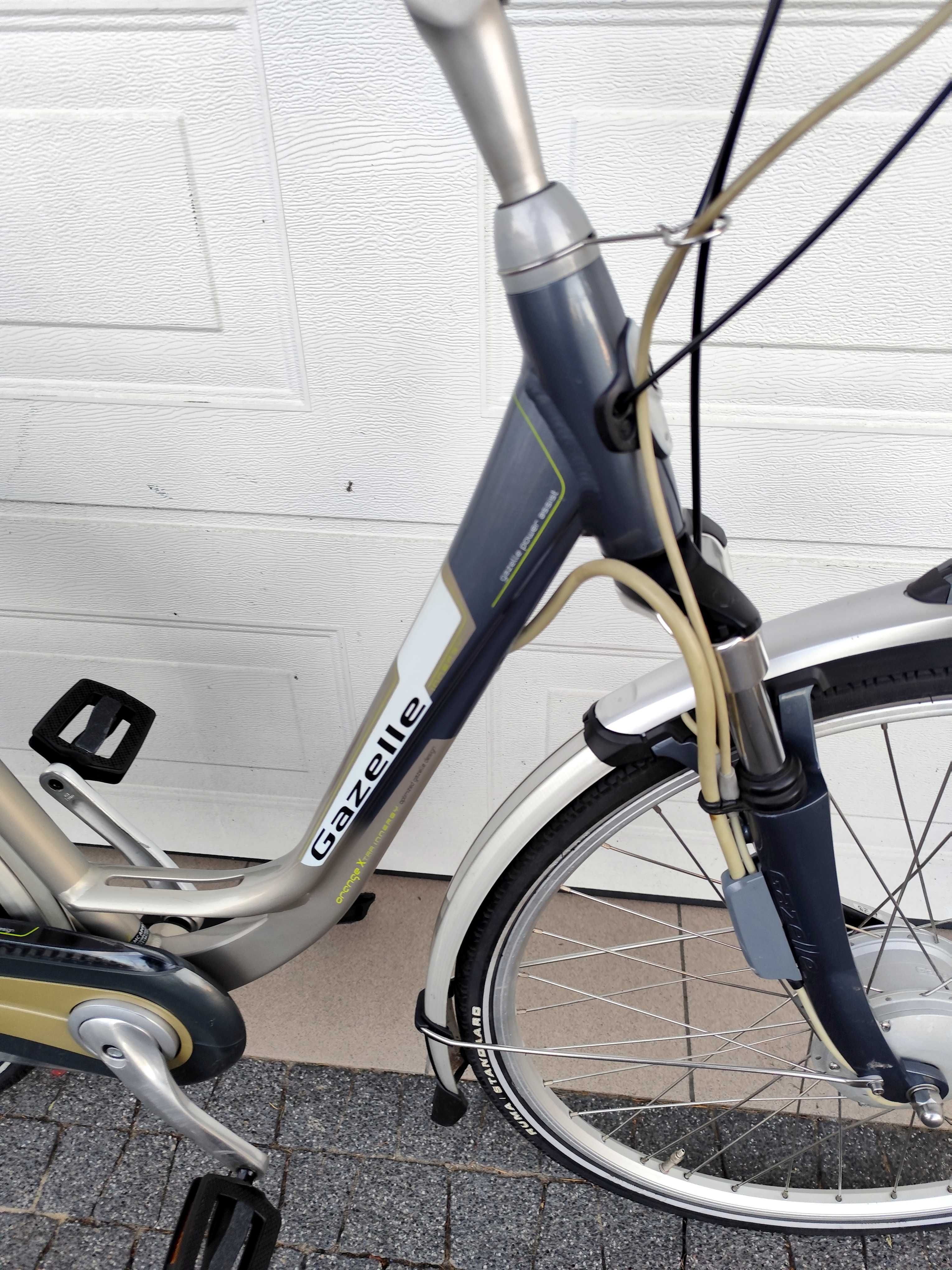 rower elektryczny gazelle orange rama 49 shimano nexus