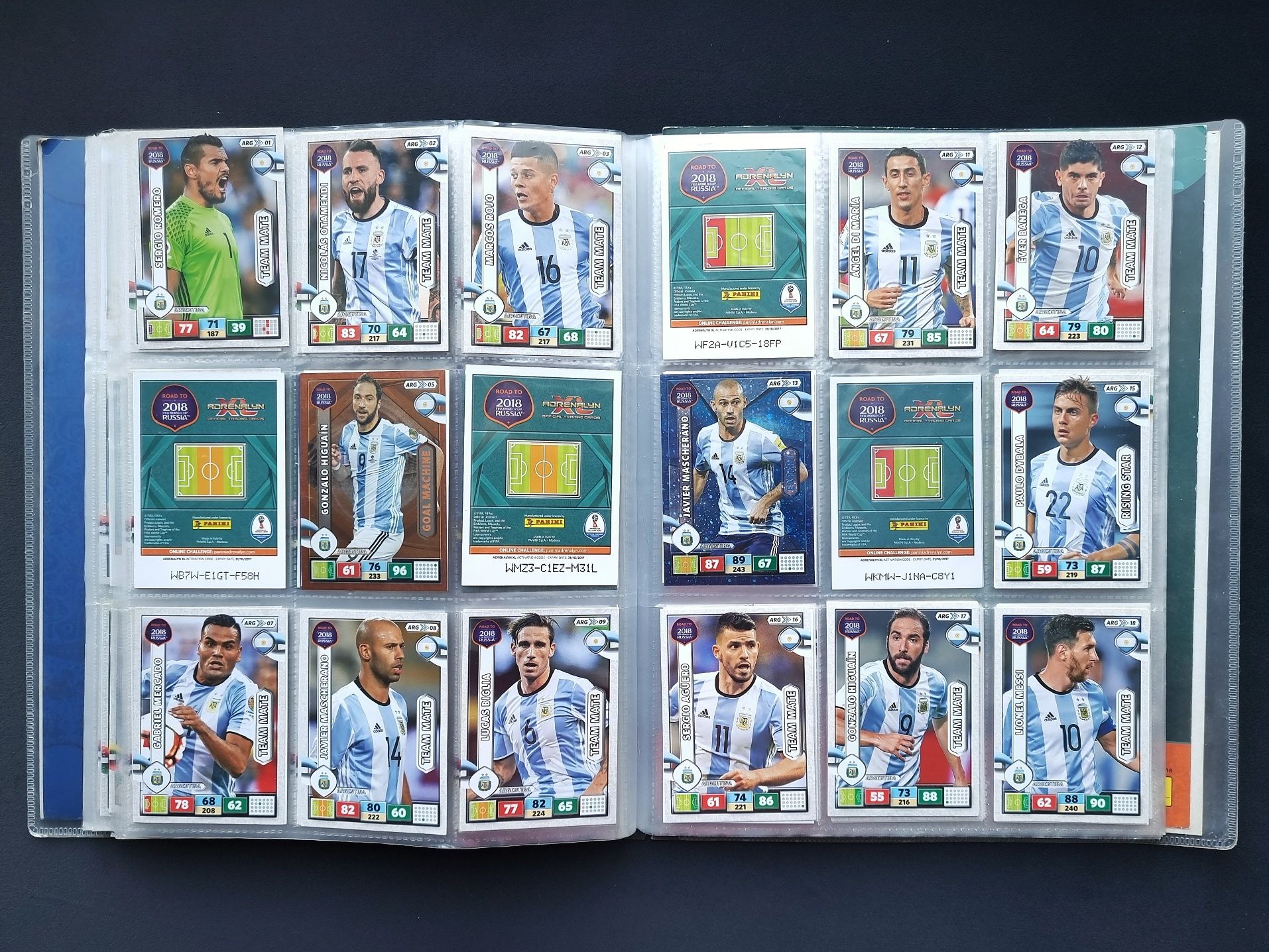 Album PANINI 2018 Fifa Worldcup Russia + 352 karty z 477