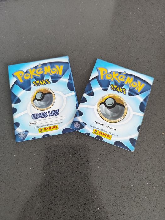 Pokemon Stacks Paninini - coleção completa