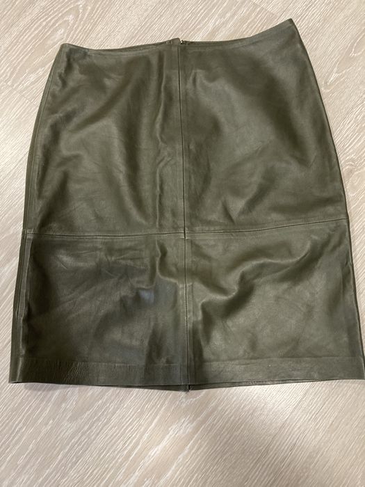Юбка кожаная карандаш