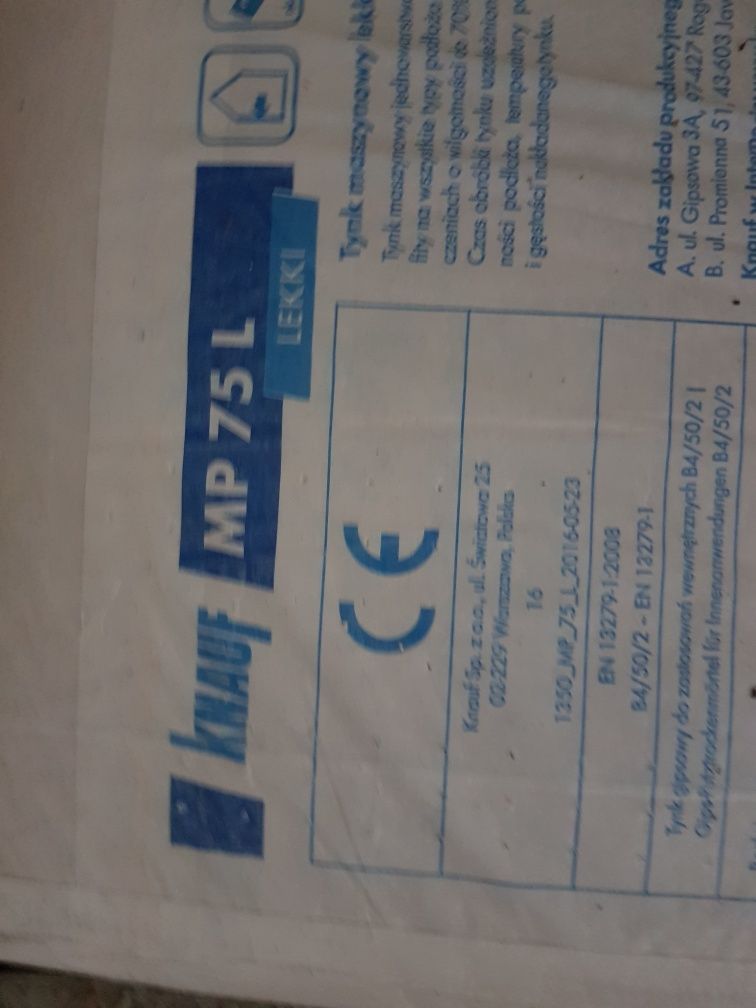 Tynk maszyny lekki KNAUF MP75L