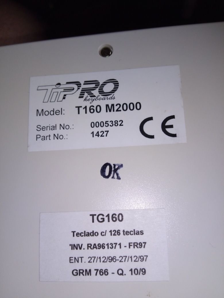 Teclado POS Tipro T160