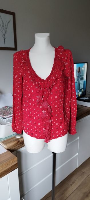 Czerwona letnia bluzka KappAhl rozmiar 36 nowa z metką