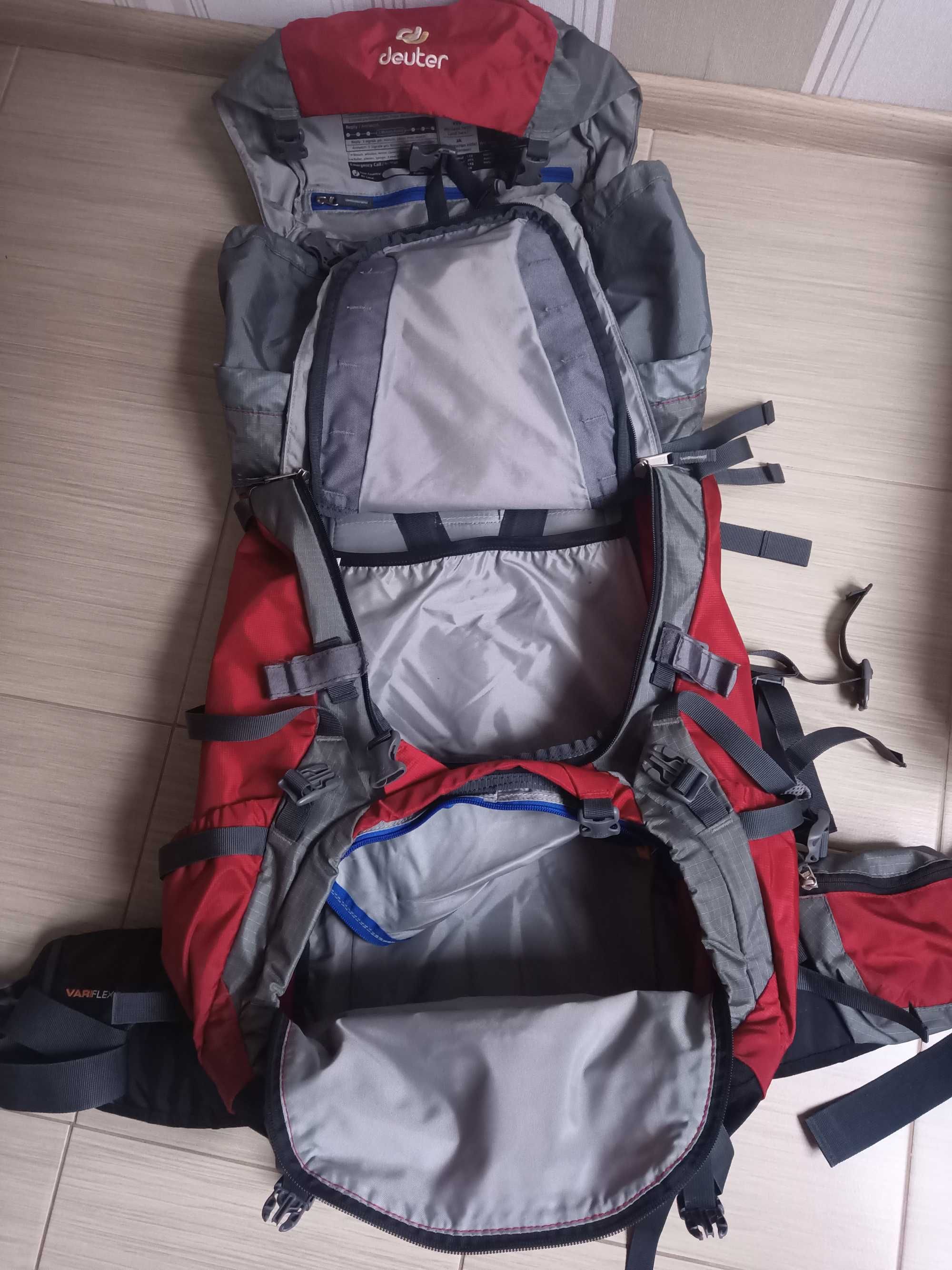 Туристичний рюкзак Deuter Aircontact 55+10. Ідеальний стан. УНІСЕКС