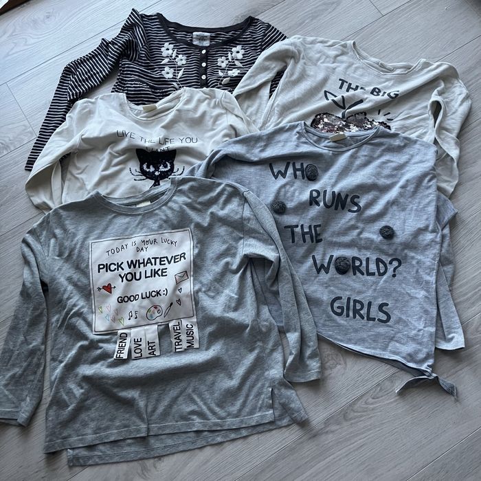 Paka ubranek dla dziewczynki, Benetton, Zara, H&M,