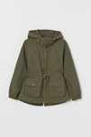Casaco Parka Verde Escuro H&M Criança 13-14 Anos