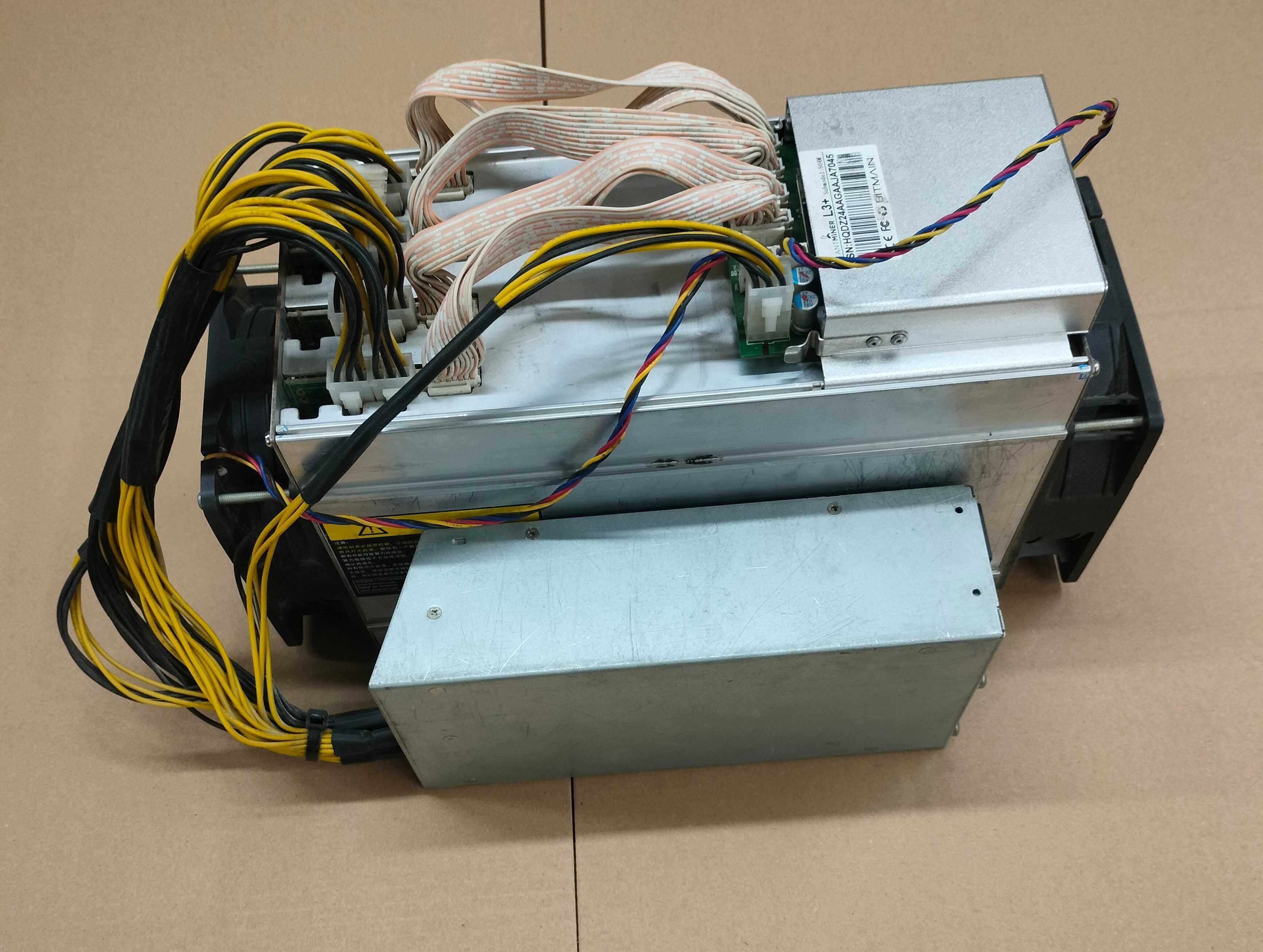 Asic antminer L3+ PSU1600W koparka krypto DOGE LTC