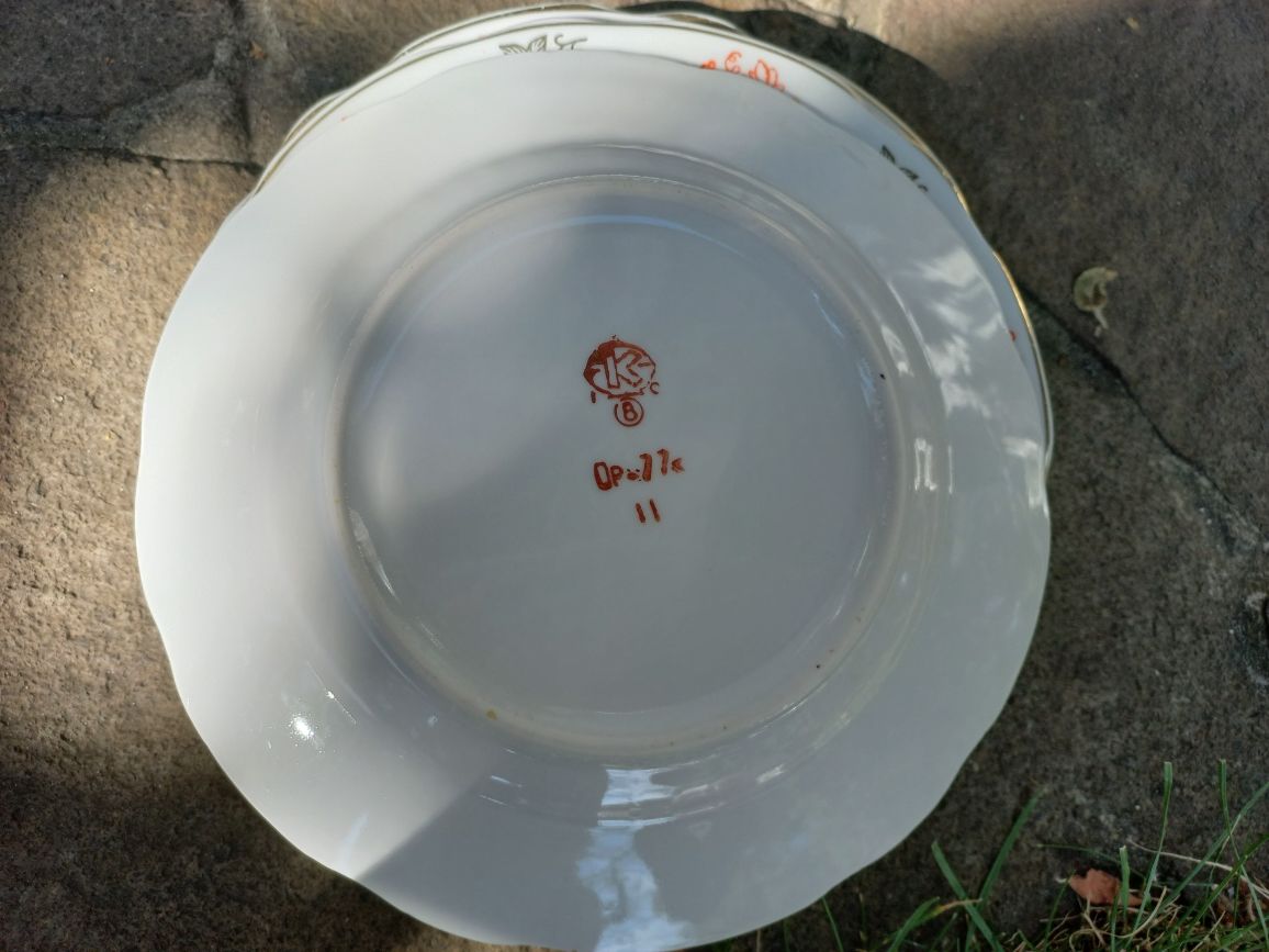 Набор тарелок с позолотой СССР
