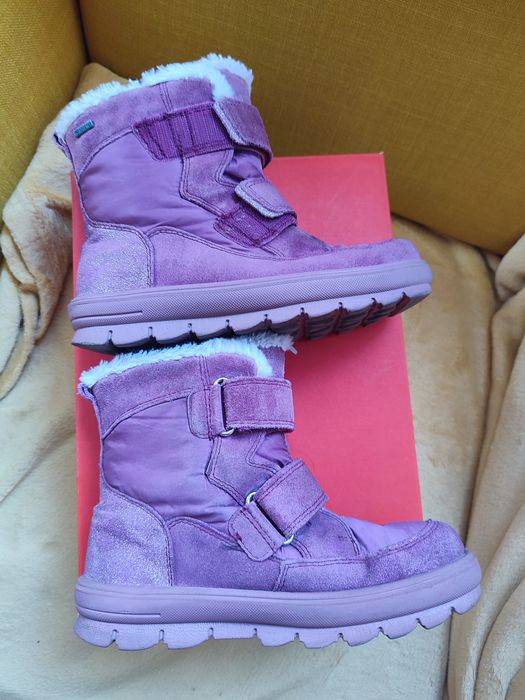 Śniegowce Gore-Tex Superfit rozmiar 33 dla dziewczynki