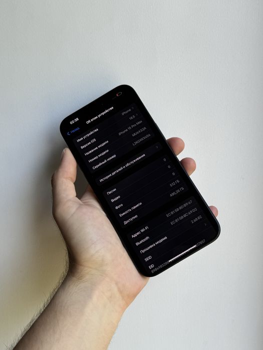 iPhone 15 Pro Max 512 Gb Blue Titanium Neverlock Физ Сим без Face iD