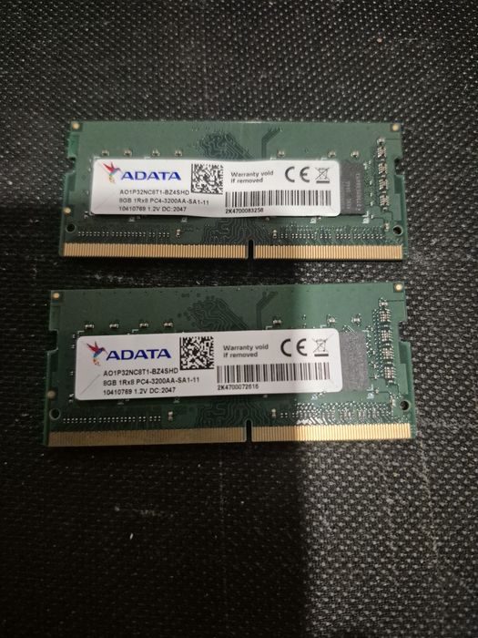 Ram DDR4 16GB (2×8GB) 3200 ADATA