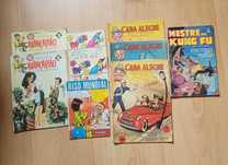 revistas de humor, antigas e cuidadas