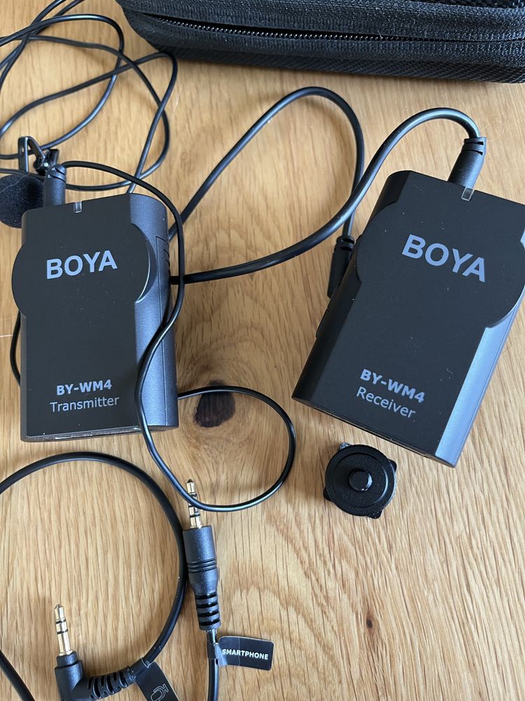Mikrofon bezprzewodowy krawatowy BOYA BY-WM4