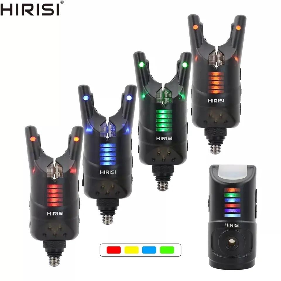 Набір сигналізаторів клювання HIRISI 3+1, 4+1, сигнализатор поклевки