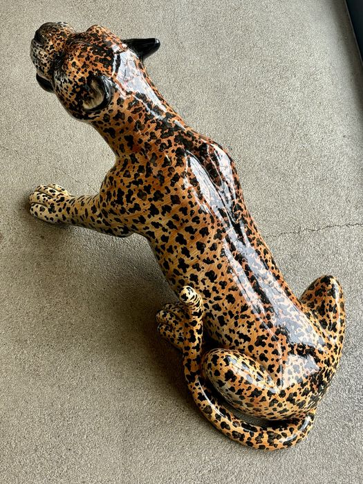 Rzeźba Figura Ogromny Gepard Włochy lata 1960