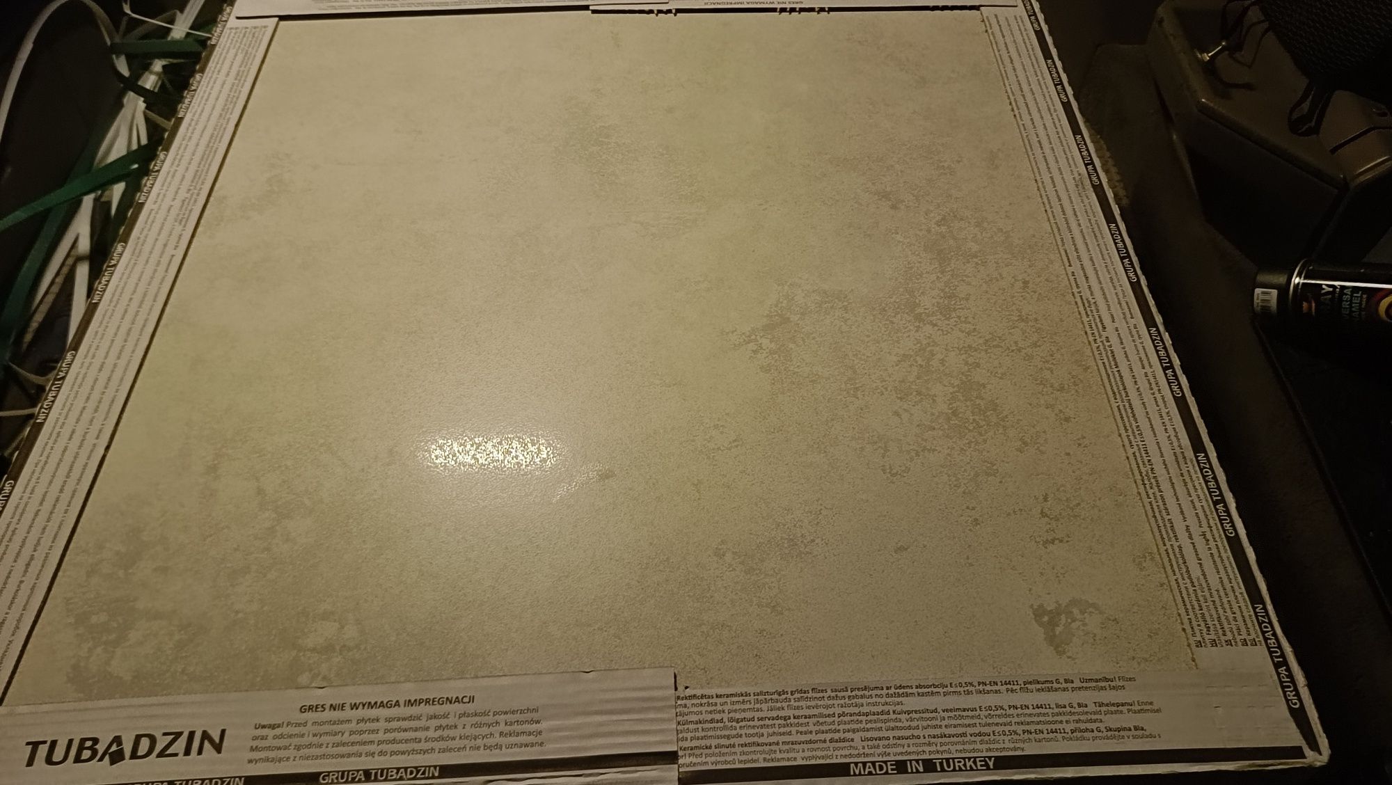 Płytka gresowa Torano white LAP 79,8x79,8 Gat.1