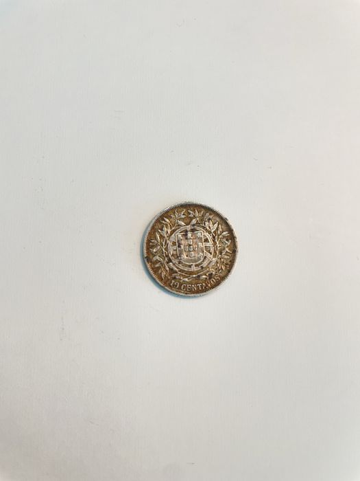 Moeda 10 centavos 1915 - Prata