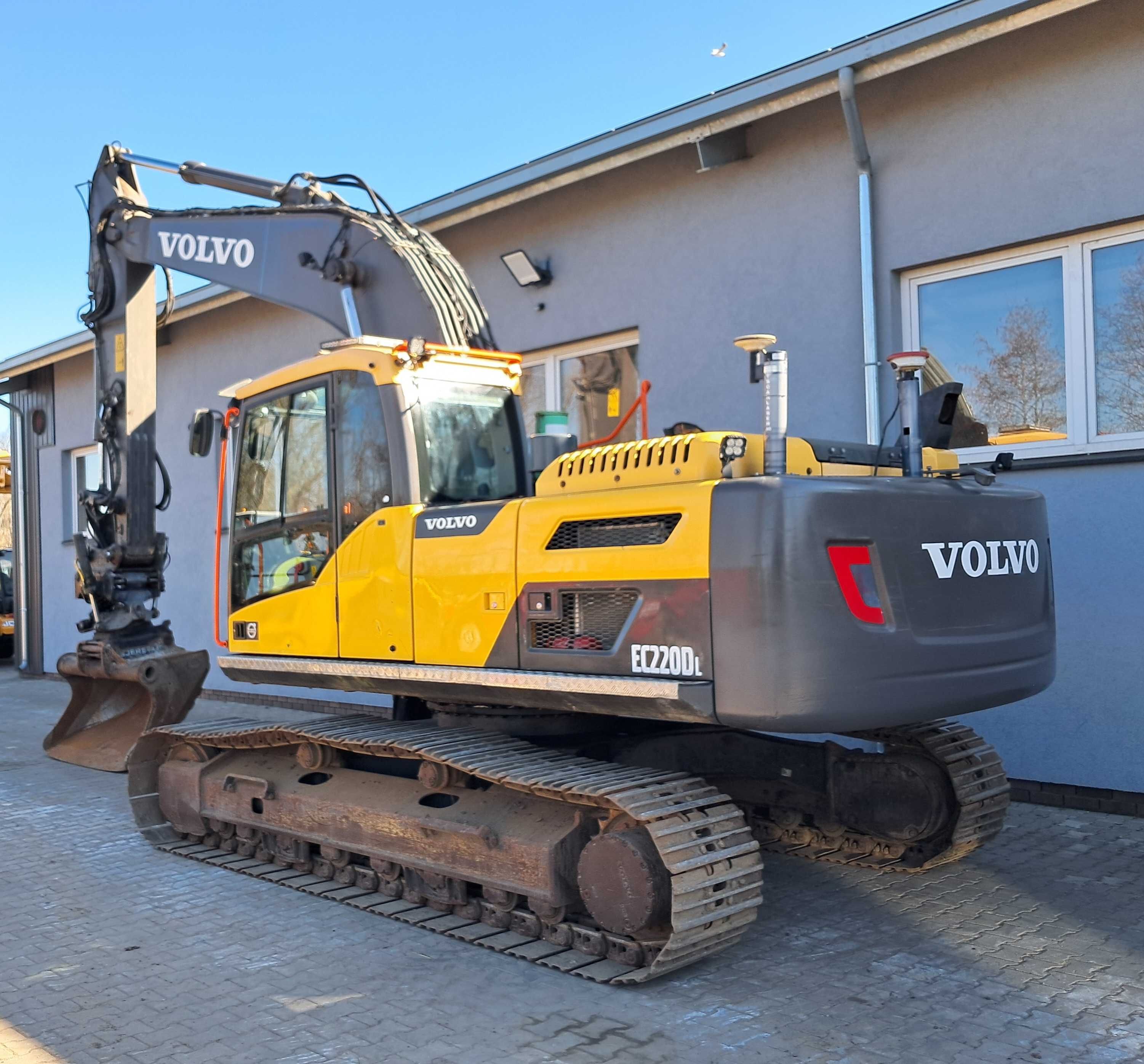 VOLVO EC220DL Rototilt Indexator OILQUICK GPS 3D Leica Niwelacja Teren