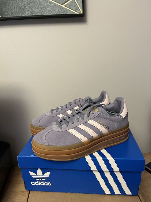 Adidas Gazelle Bold damskie 36 2/3 nowe szare blekitne