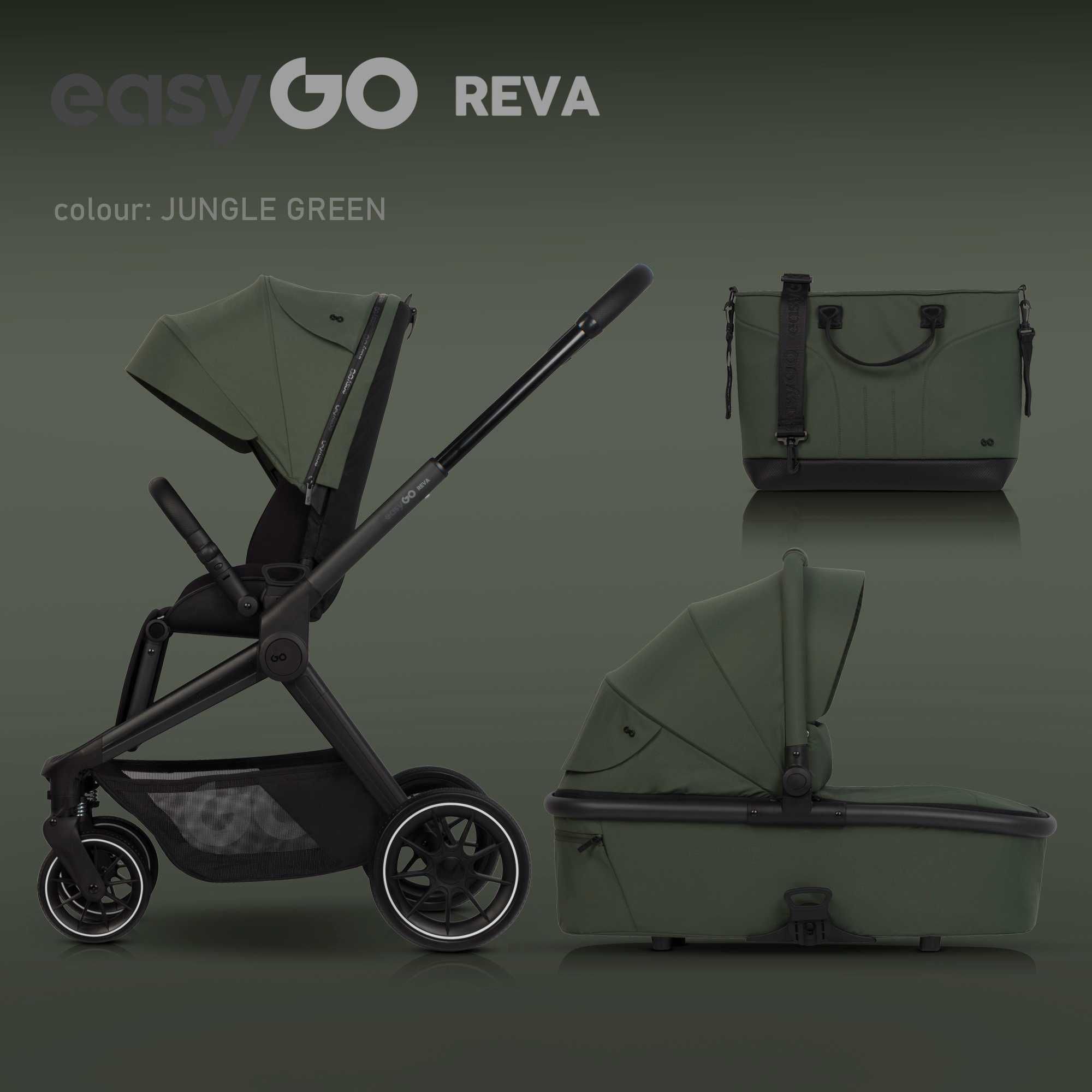 Easy Go Reva kompaktowy wózek 2w1