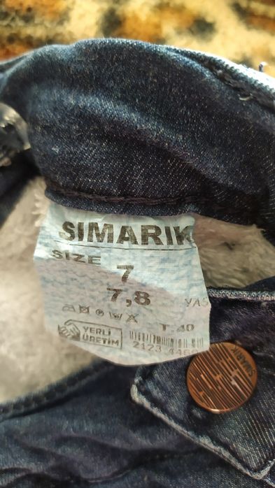 Тёплые джинсы на девочку!