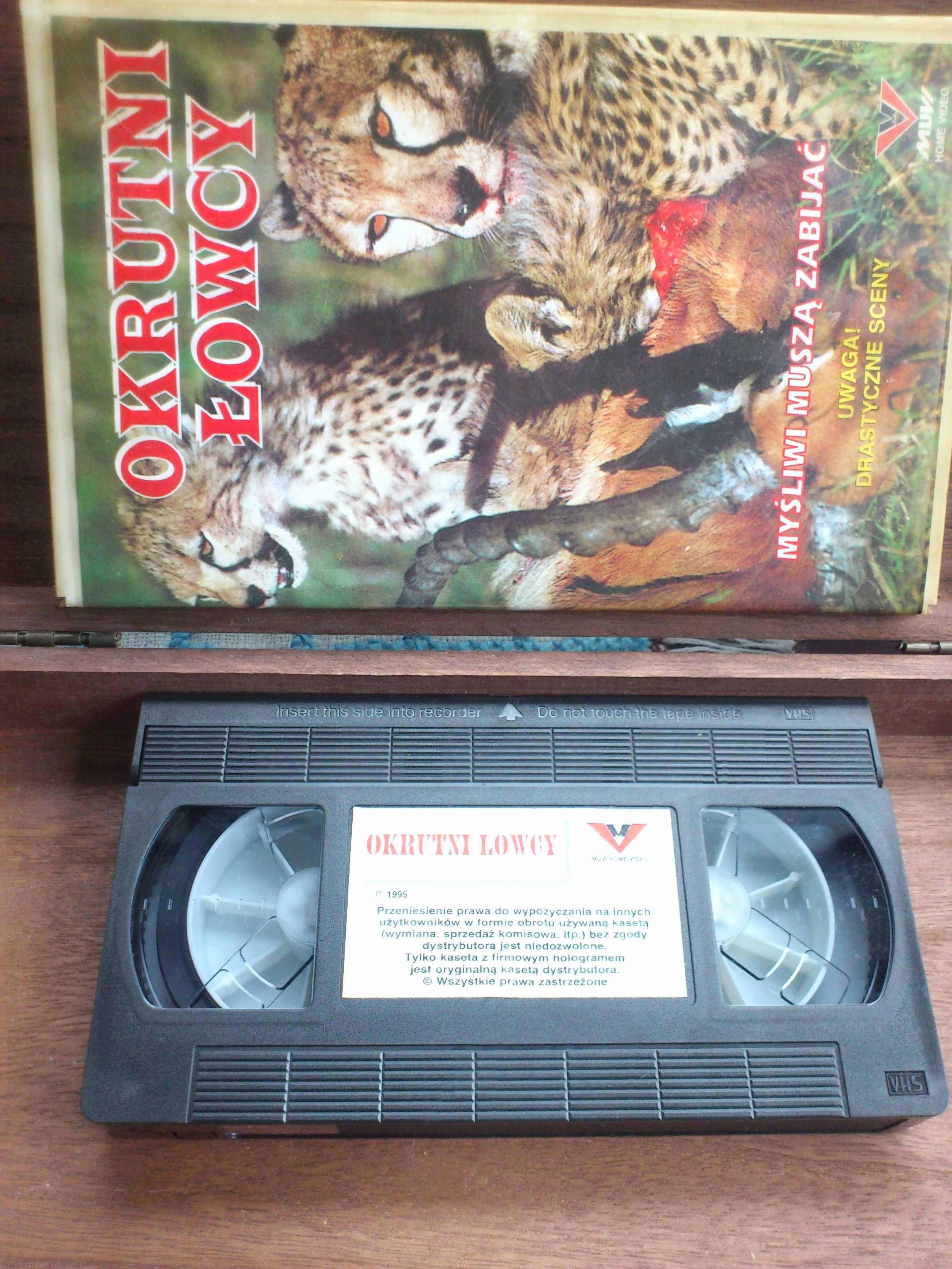 Okrutni Łowcy - Myśliwi Muszą Zabijać VHS 1995 Oryginał.