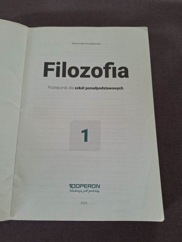 Filozofia 1, zakres podstawowy, Operon