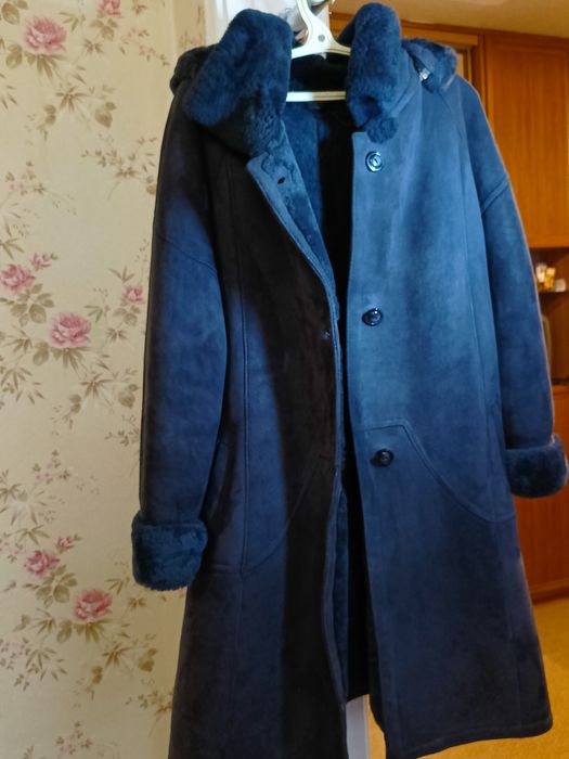 Дубленка жіноча. Натуральна шкіра. Розмір 56